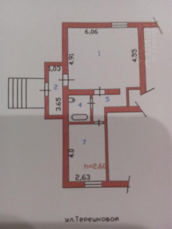 Продаю помещение свободного назначения. 50.1 м² ул. Терешковой, д. 10 Б