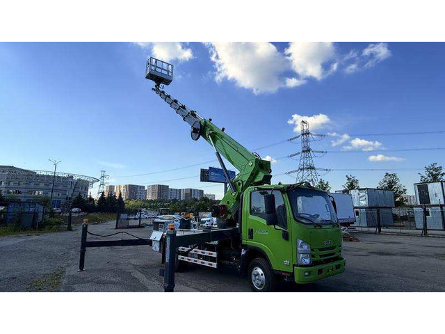 Аренда новой автовышки 30 м на шасси ISUSU