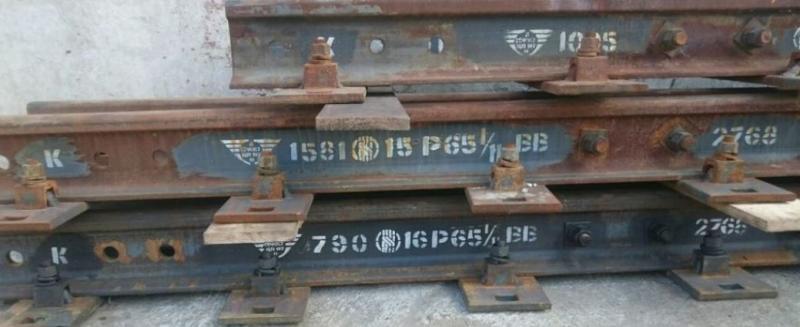 Крестовина стрелочного перевода Р65 пр.2768 б/у на складе